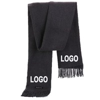 Écharpe longue d'hiver sur mesure pour les supporters de football polonais, 100% acrylique, logo jacquard avec isolation thermique