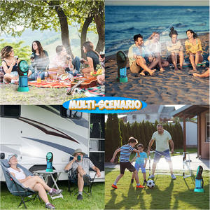 Icybreeze Buddy 10000mAh ventilador de niebla de agua portátil recargable eléctrico de escritorio retráctil aire acondicionado para acampar al aire libre - Product Image 4