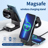 Support de charge sans fil magnétique universel 3-en-1 avec hub USB-C et adaptateur intelligent à charge rapide QC3.0/PD3.0 pour téléphones mobiles électriques