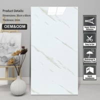 Panneau mural auto-adhésif 3D en PVC effet marbre, moderne, étanche, résistant à l'humidité, écologique, garantie de plus de 5 ans, pour villa et chambre à coucher