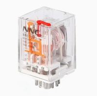 Relais électromagnétique NNC70B-2Z 10A 250VAC 2Z, commutation bipolaire, contacts en alliage d'argent, type anti-poussière