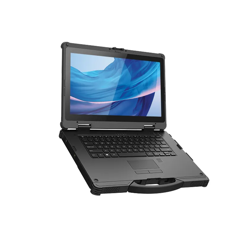 Notebook portatile ad alta definizione ODM IP65 da 14 pollici Intel 11th Core I5 I7 1135G7 laptop robusto industriale