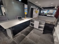 Bureau de maître cuisinier 2022, blanc, brillant, moderne, meubles de bureau, chef de Table, pour direction