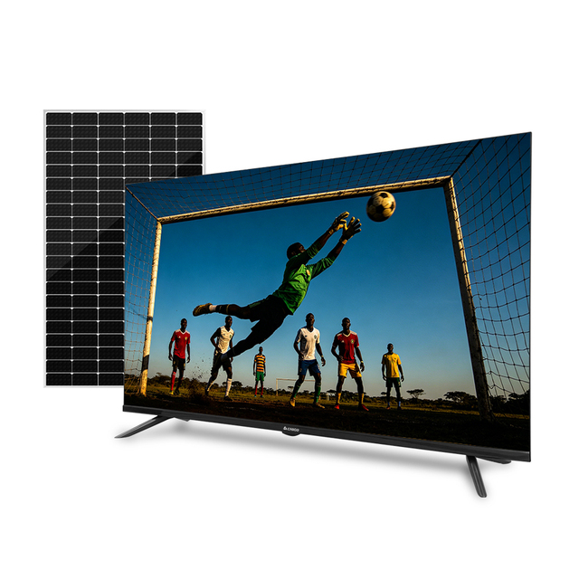 Chigo 32-65inch LED Smart TV Built-in Battery Full HD 1080p WiFi Portable Outdoor Travel 12V DC Waterproof Off-Grid Black
