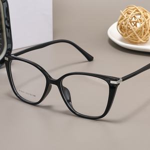 RedBook Mujer 9021BL Cat Eye College Style Gafas Sólido TR90 Bisagra de metal Cara de diamante Hot Internet Celebrity Classic Look - Product Image 6