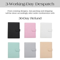 Classeur à anneaux en cuir Saffiano A5 supérieur pour planificateurs A5 Hobonichi Cousin, Stalogy et Midori MD comme couverture d'album photo/Agenda Planner