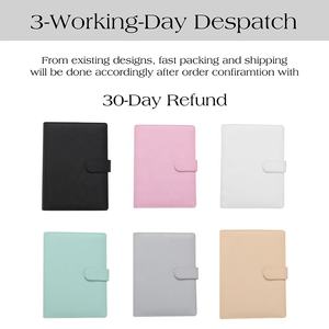 Top A5 raccoglitore ad anelli in pelle Saffiano per A5 Hobonichi Cousin, Stalogy e Midori MD Planner come Album fotografico/Agenda Planner Cover - Product Image 3