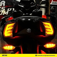 Feu arrière universel bleu rouge pour moto JPA pour YAMAHA TMAX 530 2018