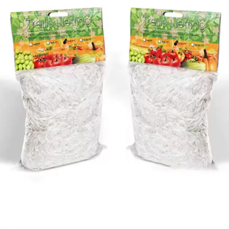 5x30 piedi resistente colore bianco Nylon plastica poliestere pianta da giardino Trellis rete di coltura idroponica reticolato