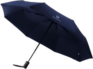 Paraguas Promocional Plegable de 3 Pliegues con Protección UV, 8 Varillas, Apertura/Cierre Automático, Color Personalizado, Nailon 190T, Venta al Por Mayor - Product Image 3