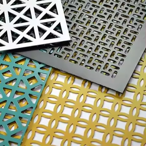 Malla Metálica Perforada de Acero/Hierro Galvanizado en Caliente, Forma y Tamaño de Abertura Personalizables, Moderna y Duradera para Uso en Talleres - Product Image 1