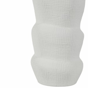 Vaso Decorativo con Texture a Nido d'Ape, Vaso Moderno in Ceramica per Fiori, per Soggiorno, Camera da Letto, Ufficio, Arredamento Casa - Product Image 5