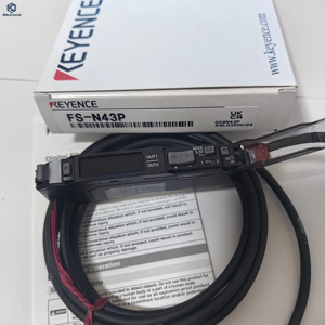 Sensor de Fibra Óptica Digital KEYENCE FS-N43P, Serie FS-N40, Amplificador de Fibra Óptica, Tipo de Cable de la Unidad Principal, PNP FS N43P - Product Image 1