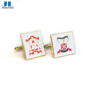 Nhà Máy Tùy Chỉnh Khuy Măng Sét Biểu Tượng Tùy Chỉnh Sơn Men Kim Loại Khuy Măng Sét Mạ Vàng Cuff Tự Làm Đồ Trang Sức Làm Khuy Măng Sét Cho Nam Giới Áo Sơ Mi - Product Image 5