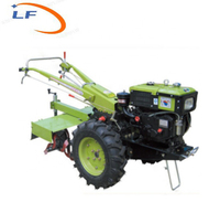Mini tracteur à chenilles diesel, motoculteur avec boîte de vitesses et moteur, motoculteur agricole à haute productivité