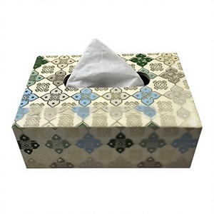 Classic <b>Pattern</b> Wood Eco-Friendly AZ ENTERPRISES AZE-MTB035 Handmade <b>Tissue</b> Box Decorative <b>Paper</b> Napkin Holder for Home Bathroom - Product Image 2