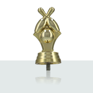 Figura Sportiva da Bowling 7,6 cm oro - Product Image 1