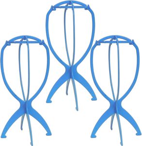 Soporte Plegable de Plástico Multicolor para Pelucas, de Alta Calidad, Ajustable, Portátil, para Exhibición de Pelucas, Venta al Por Mayor - Product Image 4