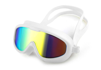 Lunettes de piscine personnalisées masques de plongée en surface équipement de sport nautique professionnel à lentille unique lunettes de natation à grand cadre