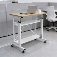 Table élévatrice multifonctionnelle moderne en alliage d'aluminium, stand de vente portable d'extérieur, présentoir mobile pliable, ordinateur de bureau durable