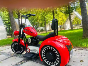 Cheap Price Remote Control Ride on Led Light Motorbike with Plastic <b>Frame</b> Outdoor Tricycle - Product Image 2