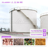 Digesteur anaérobie de qualité supérieure pour le traitement des déchets organiques, système de production de biogaz et de méthane à partir de fumier d'élevage