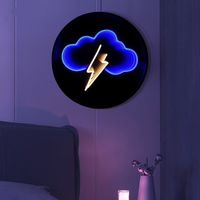 Miroir LED personnalisé, miroir infini, cadeau pour fille ou garçon, veilleuse personnalisée