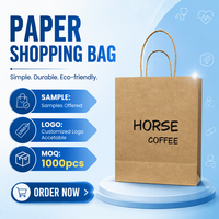 Sacs en papier kraft de qualité alimentaire résistants avec impression personnalisée, sacs à pain en papier écologiques et sacs de livraison pour restaurants