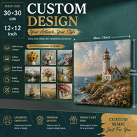 Personnalisez votre image sur toile, impression photo personnalisée, art mural avec cadre flottant pour la décoration de la maison, peinture sur toile de haute qualité