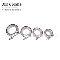 Collier de serrage en V avec bride mâle-femelle en acier inoxydable 304, kit de bride en V pour échappement, turbo, downpipes, silencieux