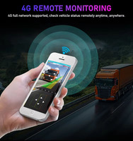 Moniteur DVR AHD 4G de 10,36 pouces, vision nocturne 1080P, GPS quatre canaux, système de caméra de recul avant/arrière/laterale