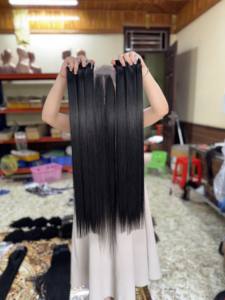 Fabricant de tissages de cheveux humains vietnamiens en gros, extensions de cheveux Remy naturels 100% bruts, export en vrac - Product Image 3