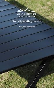 Table pliante d'extérieur en acier au carbone pour pique-nique, ensemble table et chaises léger pour <span class=keywords><strong>camping</strong></span>, vente en gros - Product Image 3