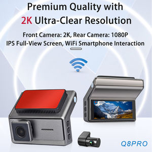 Caméra embarquée double objectif 2.4G/5G WiFi, enregistrement avant 4K et arrière 1080P, écran IPS 3.16 pouces, module GPS externe, ADAS+BSD, vision nocturne supérieure - Product Image 4