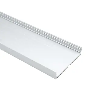 Profilo led canale estruso profilo in alluminio con diffusore satinato per striscia led