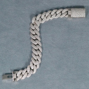 Export Quality Luxury VVS Moissanite Diamond <b>Bracelet</b> with Brilliant Cut Stones for Wedding Gift and Fashion Available For Sale - Product Image 2