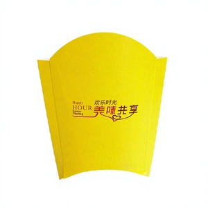Boîte à frites personnalisable OEM pour repas chauds, biodégradable, de qualité alimentaire, écologique, créative, classique, vintage - Product Image 3
