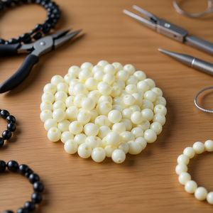 ILAN Abalorio de 6mm de Color Sólido para la Fabricación de Joyas - Product Image 3