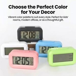 Reloj Despertador Digital con Pantalla LCD, Funciona con Batería, Luz Nocturna Inteligente, Fácil de Usar para Niños y Personas con Sueño Pesado - Product Image 2