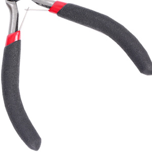 Mini Pliers 4.5 Inch Chrome Vanadium Steel Smooth Jaw Jewelry Tool With Spring Clip - Product Image 1