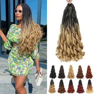 Loose Body Waves Extensions Soft Texture Long Wavy Professional Soft Natural Texture French Curl Braids Synthetic Hair Extension