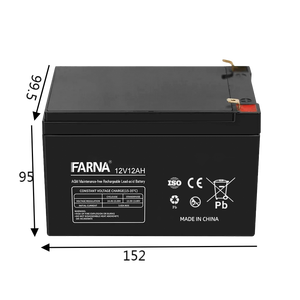 優れた性能12V 12ah 14ah容量メンテナンスフリー密封型鉛蓄電池ディープサイクルバッテリーUPS用 - Product Image 1