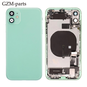 Boîtier complet <span class=keywords><strong>arrière</strong></span> pour <span class=keywords><strong>iPhone</strong></span> <span class=keywords><strong>11</strong></span> Batterie Couvercle de porte <span class=keywords><strong>arrière</strong></span> Châssis central avec câble flexible - Product Image 4