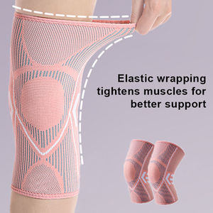 Genouillère de compression épaisse ergonomique pour le soutien gauche et droit, idéale pour l'haltérophilie, les squats, la force athlétique, la gym. OEM, ODM, vente en gros personnalisée. - Product Image 3