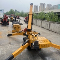 Mini-grue araignée chenillée à essence de 5 tonnes, grue araignée à flèche articulée électrique de 1 tonne avec nacelle de travail, fabrication chinoise