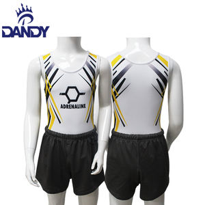 Nouveau Style sans manches entraînement complet mystique Dancewear femme <span class=keywords><strong>Gym</strong></span> hommes garçons personnalisé gymnastique justaucorps body - Product Image 3