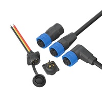 AOHUA Connecteurs de charge de voiture électrique de haute qualité K15 K20 K25 Assemblage de câble Connecteur rapide 2 ~ 8Pin Fil à panneau Prise IP68
