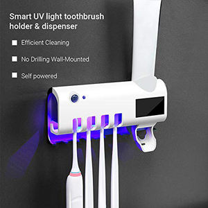 YBK Family <span class=keywords><strong>portatile</strong></span> sterilizzazione <span class=keywords><strong>UV</strong></span> attrezzature a parete porta spazzolino ricaricabile intelligente <span class=keywords><strong>sterilizzatore</strong></span> spazzolino da denti - Product Image 2
