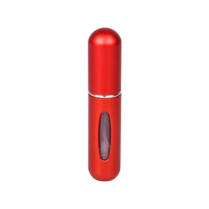 5Ml Draagbare Mini Round Aluminum Oxide Parfum Fles Met Spray Scent <strong>Pomp</strong> Lege Cosmetische Containers Refillable <strong>Bottle</strong> - Product Image 3