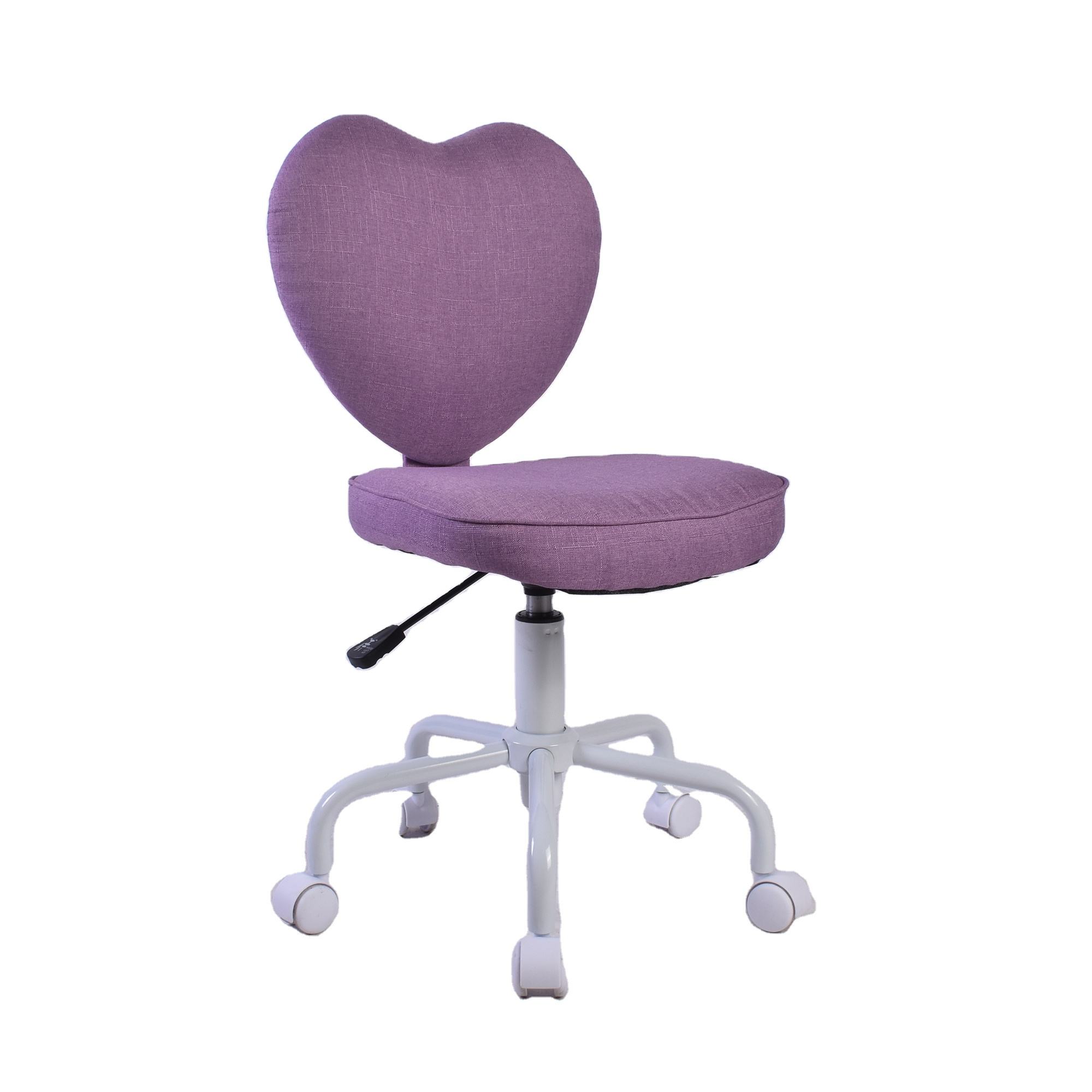 CARLFORD Heart-Shaped Mid Back Swivel Home Office Chair - Main Image